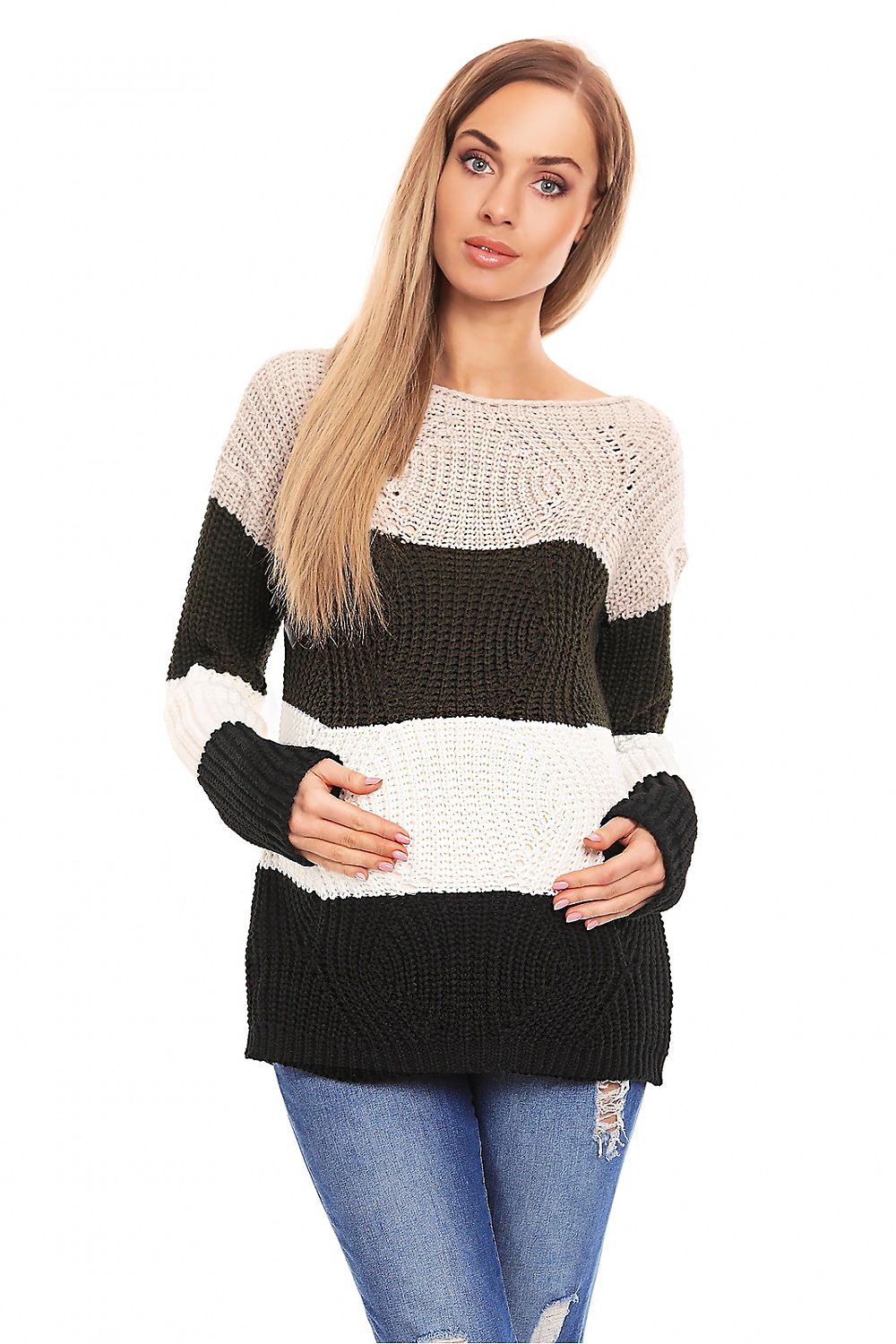  Schwangerschaft Pullover model 132018 PeeKaBoo 