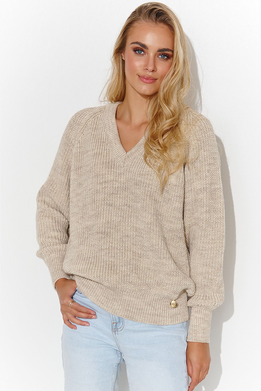  Pullover model 184786 Makadamia 